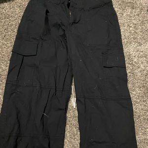 Hollister dark blue/black cargo pants size 5L/4L
